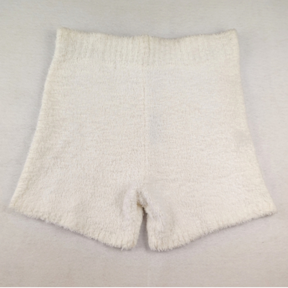 NWT SKIMS Bone White Cozy Knit Bouclé Teddy Shorts Size 4X/5X - Picture 4 of 8
